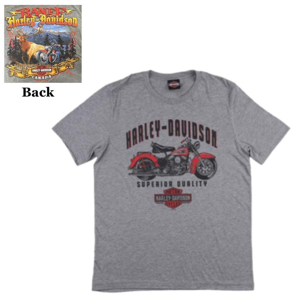 Men's S/S Tee - Pure Ride-Gray - Banff Harley-Davidson®