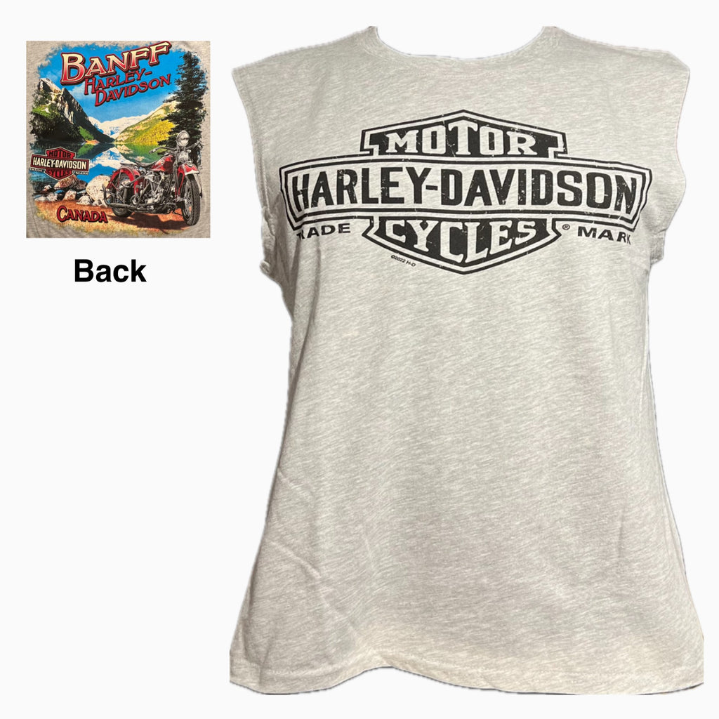 Men's Sleeveless Heather Grey - Banff Harley-Davidson®