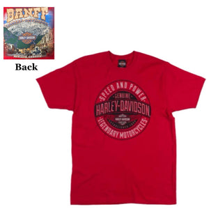 Men's S/S Tee - Duck-Cardinal - Banff Harley-Davidson®