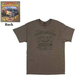 Men's S/S Tee - Forged-Olive - Banff Harley-Davidson®