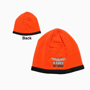 Men's Headwear - Beanie Toque-Black/Orange - Banff Harley-Davidson®