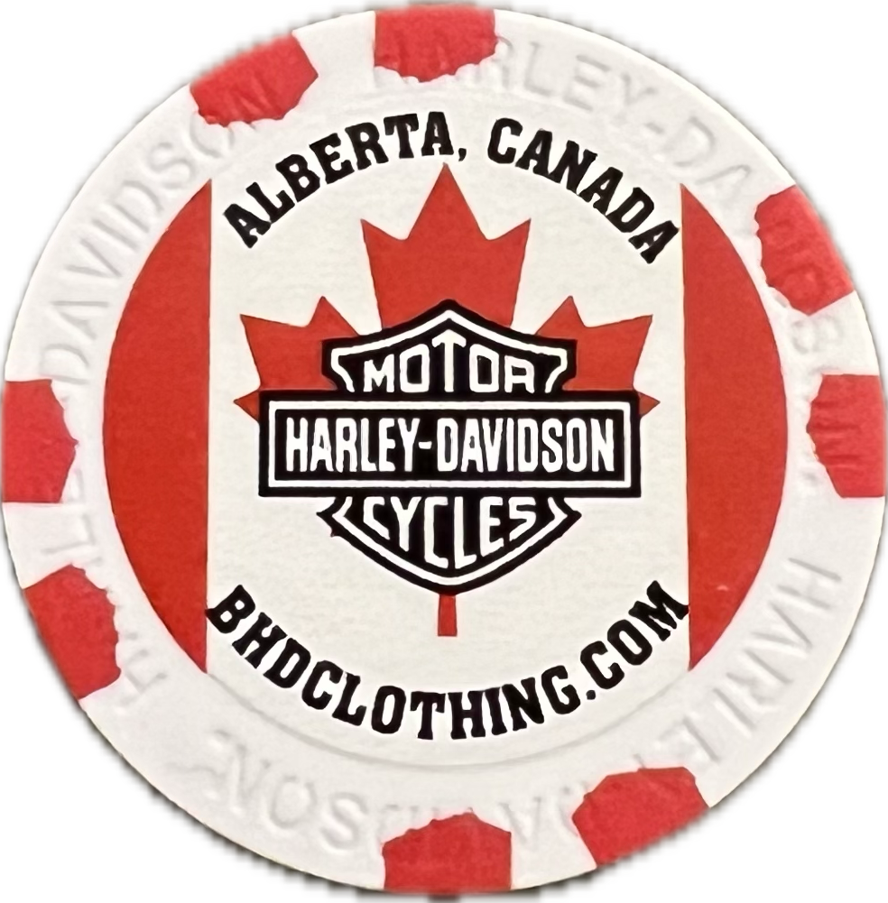 Poker Chips - Custom Grizzly Bear - Banff Harley-Davidson®