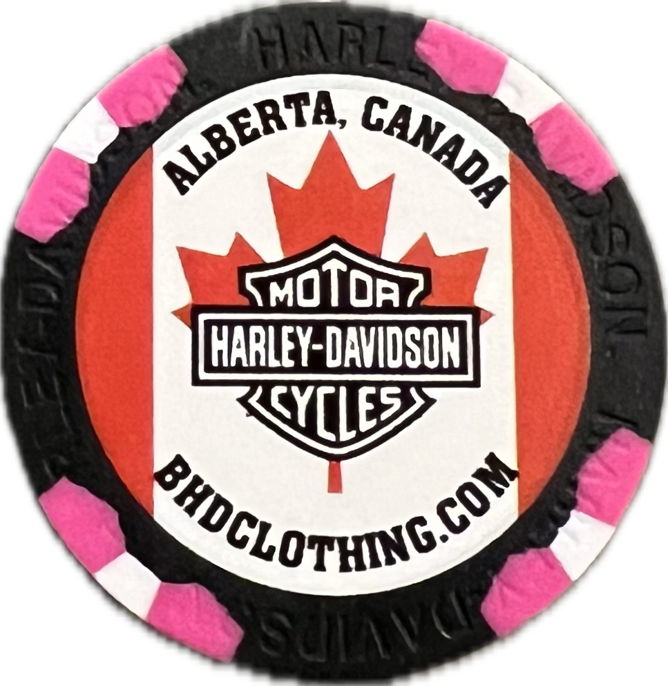 Poker Chips - Custom Grizzly Bear - Banff Harley-Davidson®