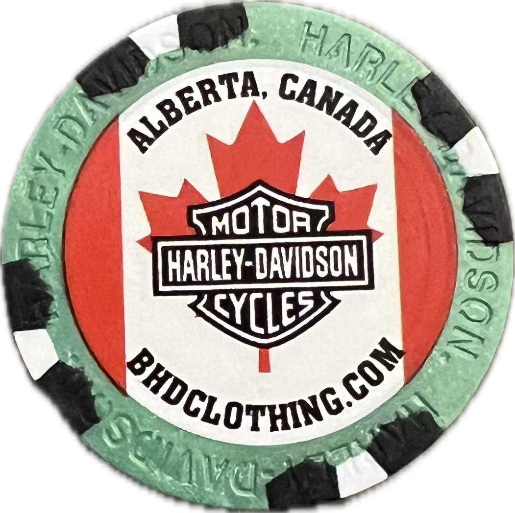 Poker Chips - Custom Grizzly Bear - Banff Harley-Davidson®