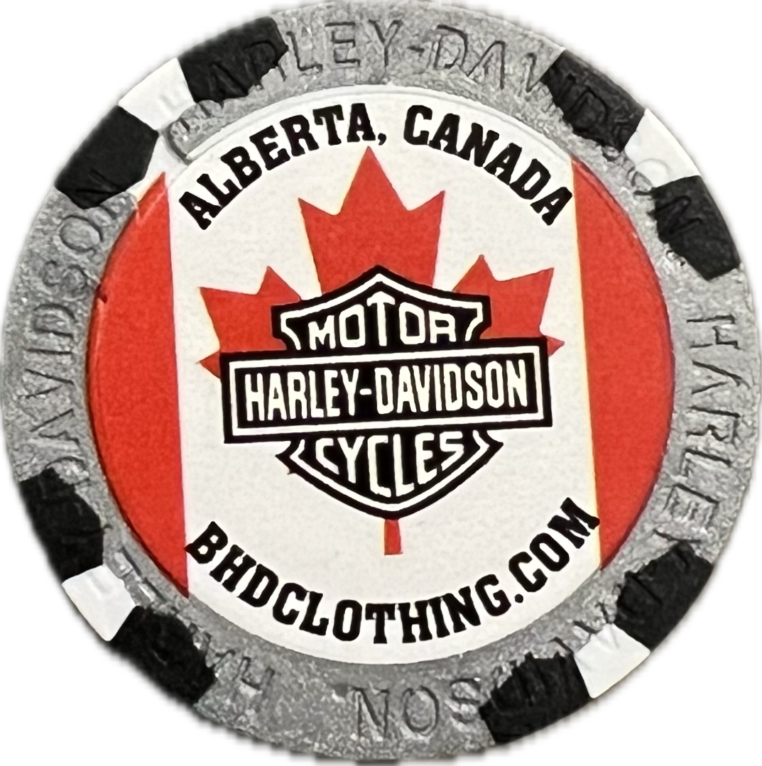 Poker Chips - Custom Grizzly Bear - Banff Harley-Davidson®