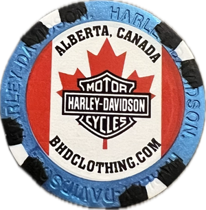 Poker Chips - Custom Grizzly Bear - Banff Harley-Davidson®