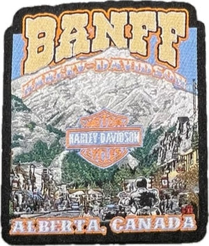 Custom Patch - 3.5' Mountainview Banff Harley-Davidson®